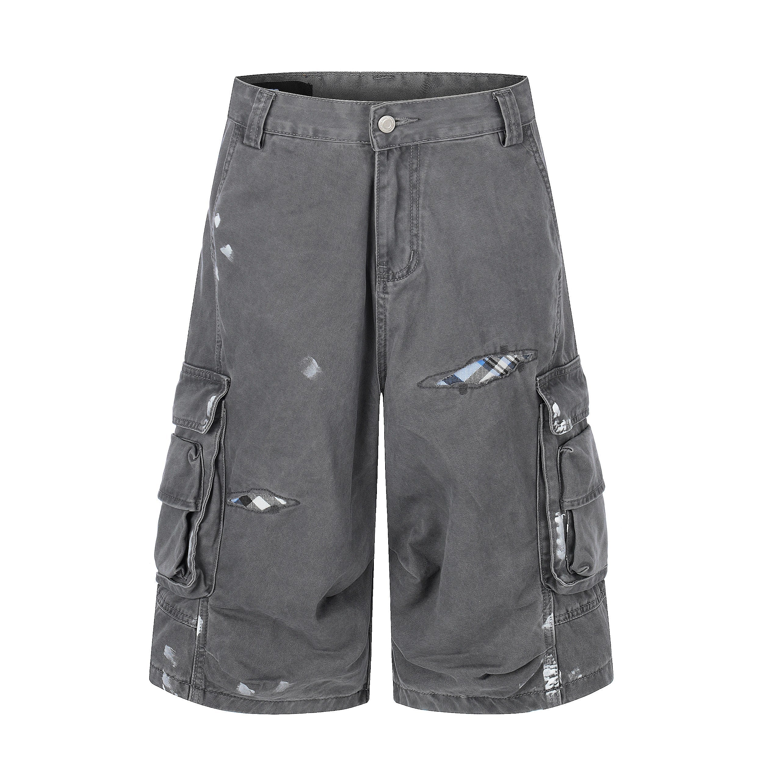 Omirad Distressed Utility Cargo Shorts