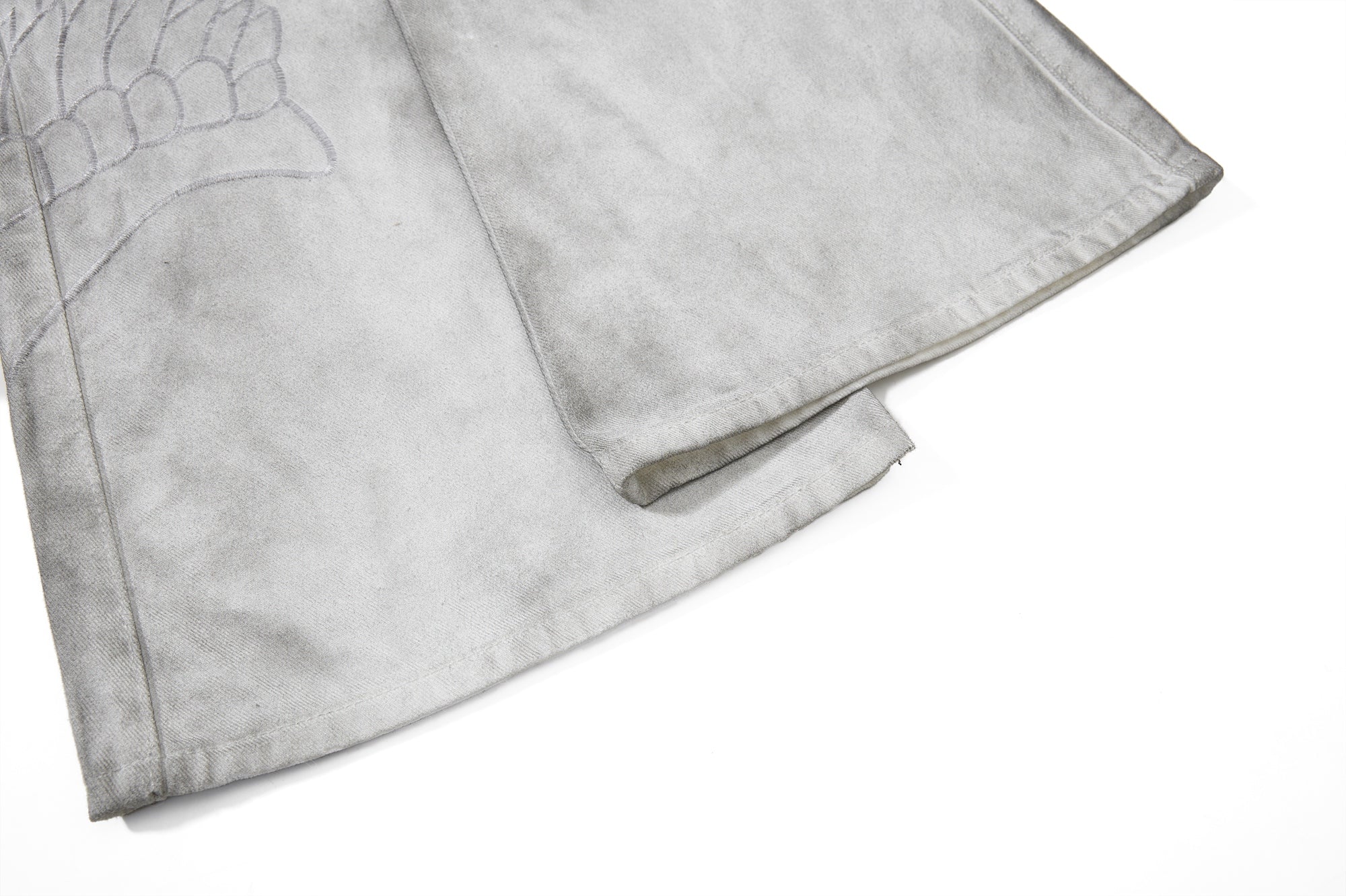 Omirad Washed Utility Flare Denim Jeans
