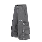 Omirad Distressed Utility Cargo Shorts