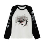 Omirad Graphic Raglan Long-Sleeve T-Shirt