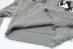 Omirad Fuzzy Patch Knit Sweater