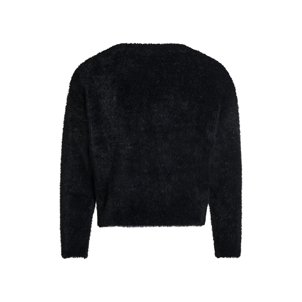 Omirad Fluffy Crest Knit Sweater