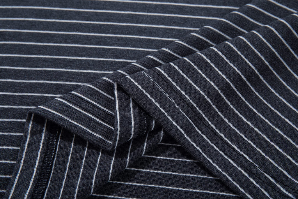 Omirad Striped Graphic Long Sleeve Tee