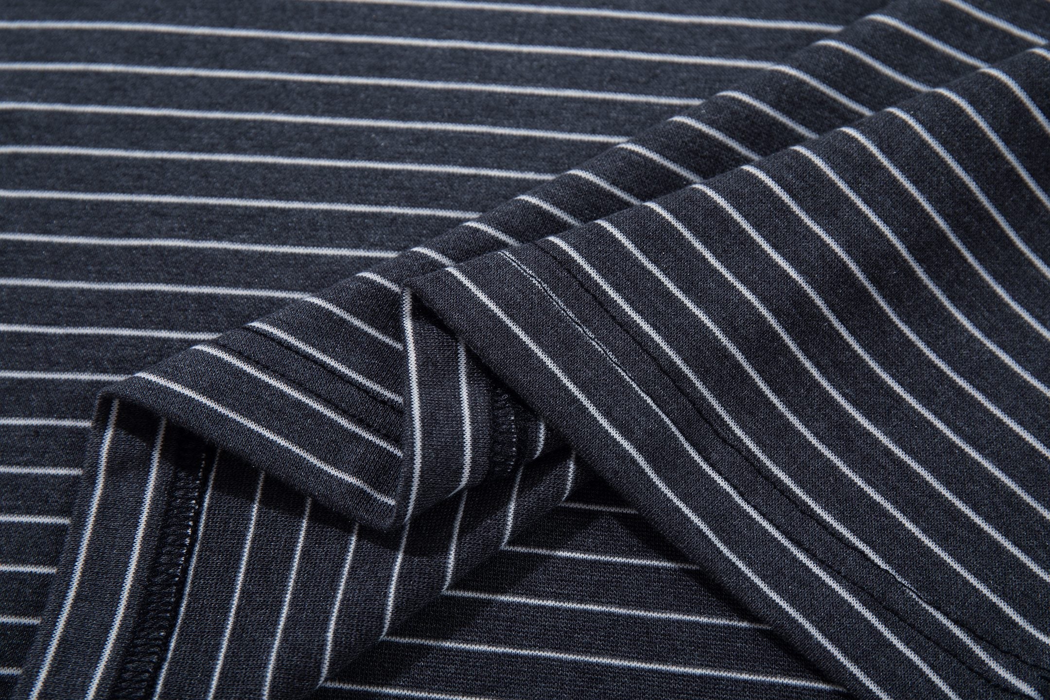 Omirad Striped Graphic Long Sleeve Tee
