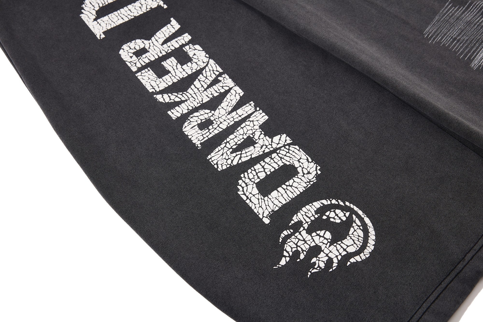 Omirad Cracked Logo Wide-Leg Sweatpants