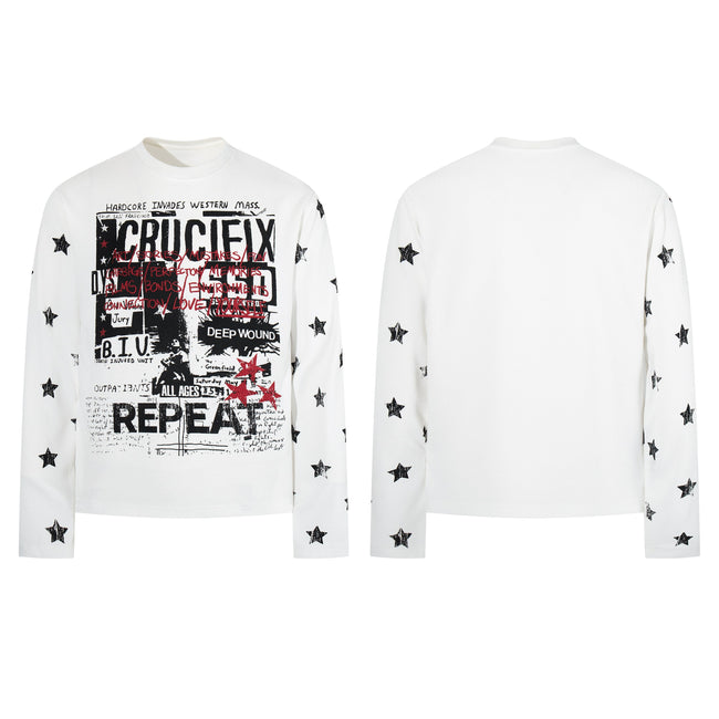 Omirad Vintage Punk Graphic Long Sleeve Hover Image