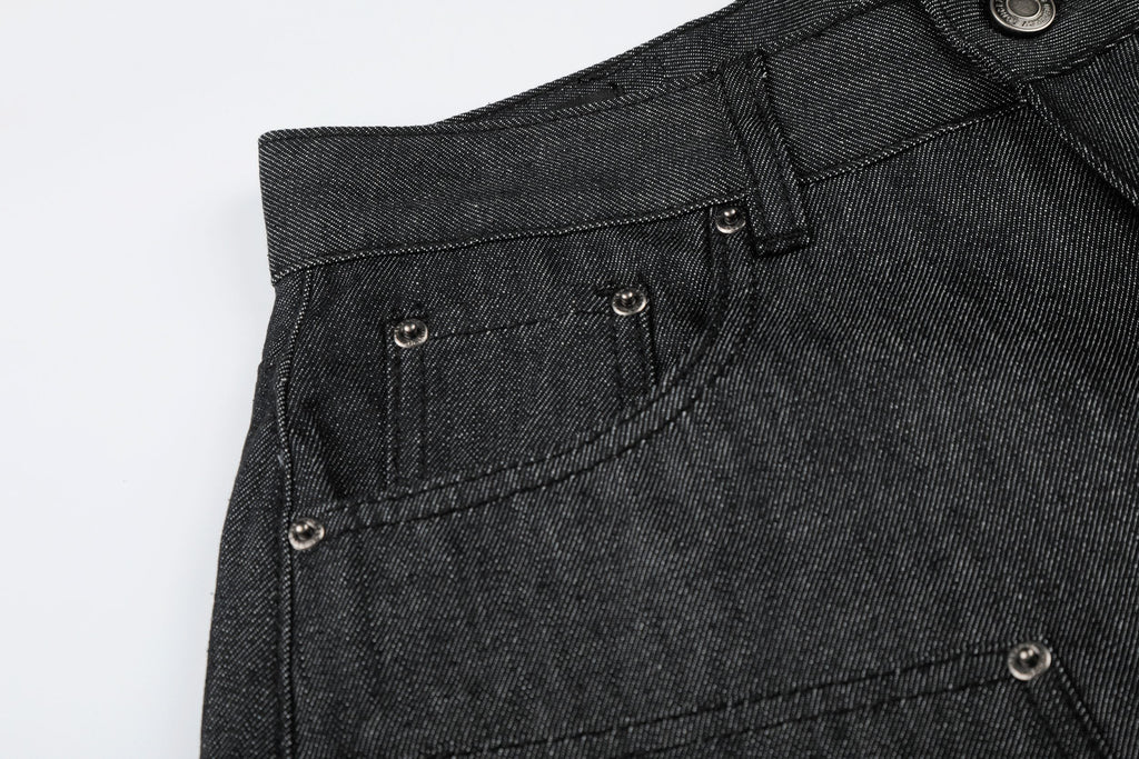 Omirad Raw Denim Baggy Shorts