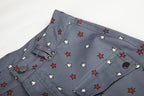 Omirad Star Print Wide-Leg Balloon Jeans