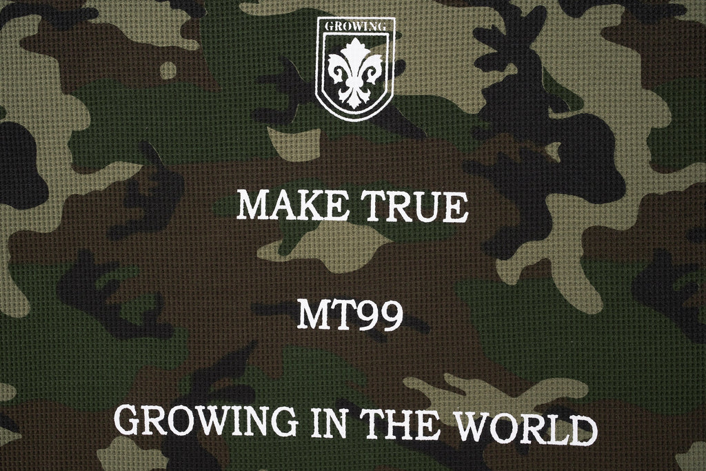 Omirad Camo Text Graphic Longsleeve