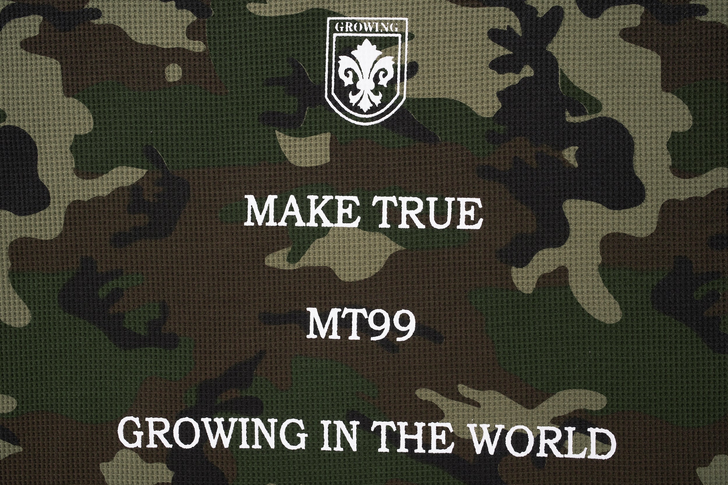 Omirad Camo Text Graphic Longsleeve
