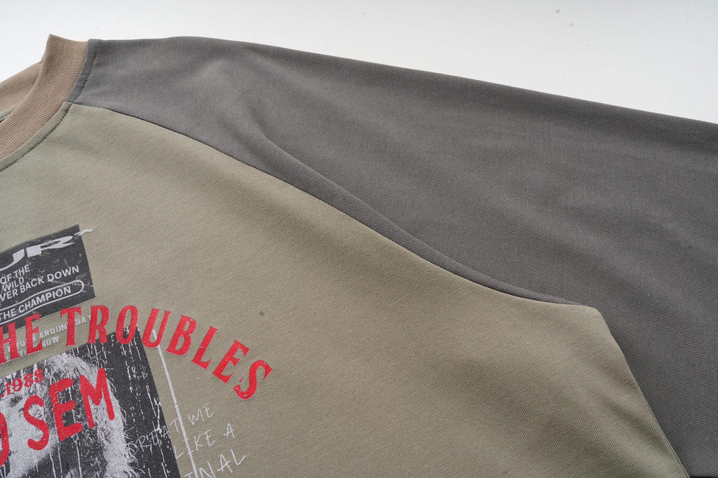 Omirad Raglan Graphic Long Sleeve Tee