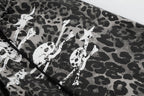 Omirad Leopard Patchwork Wide-Leg Pants