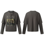 Omirad Layered Graphic Long Sleeve Tee