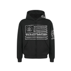 Omirad Vintage Flag Zip Hoodie