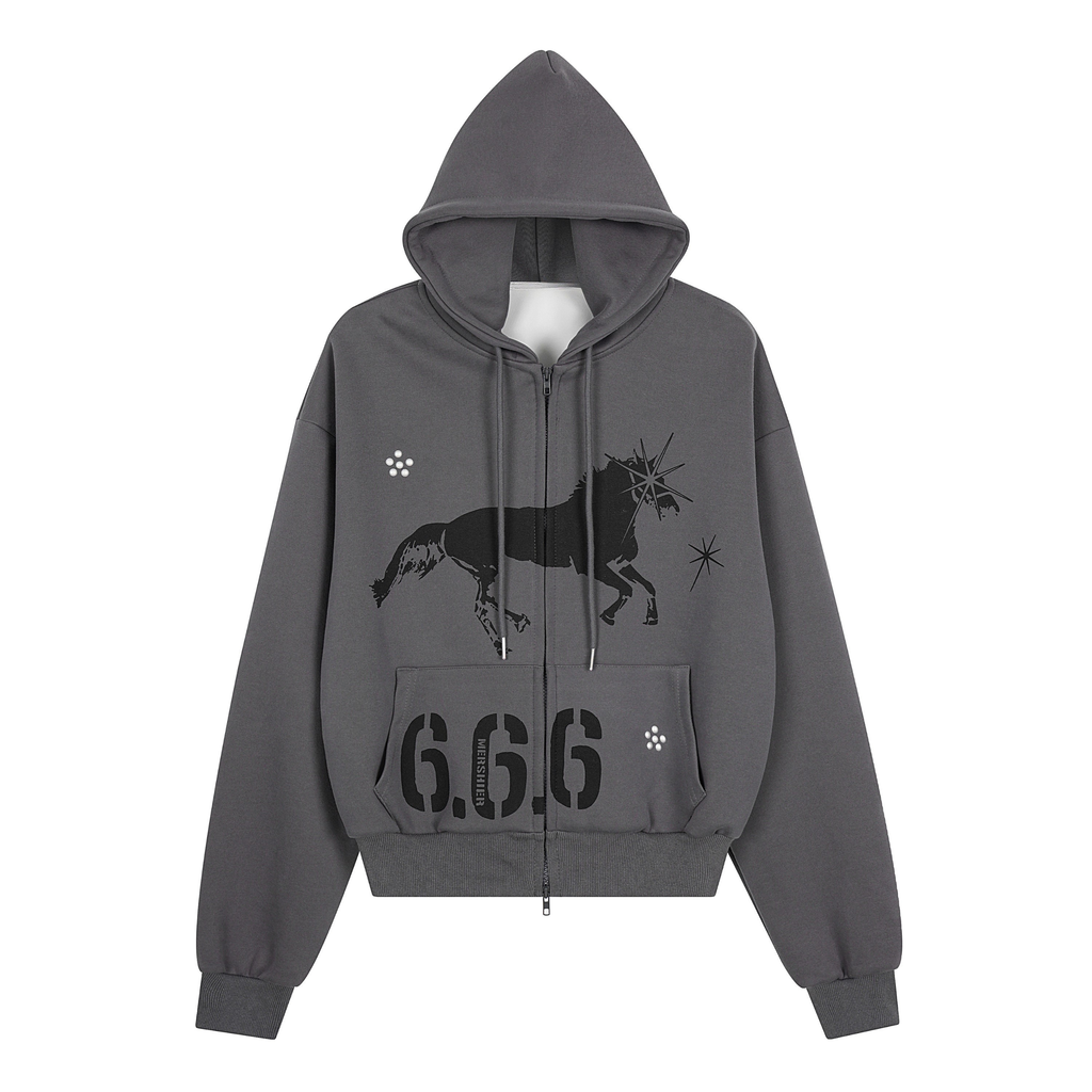 Omirad Graphic Zip Hoodie