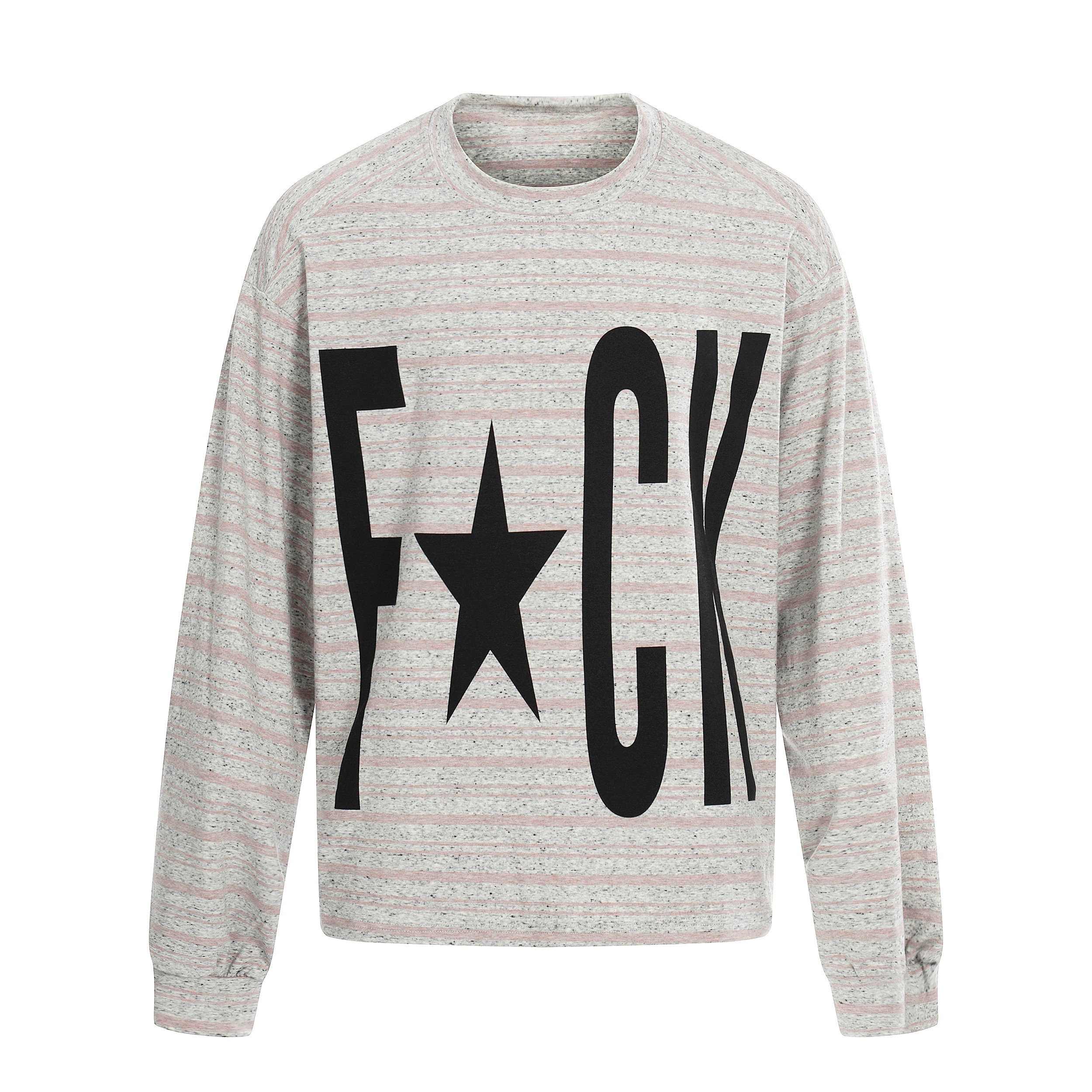 Omirad Graphic Striped Long Sleeve Tee