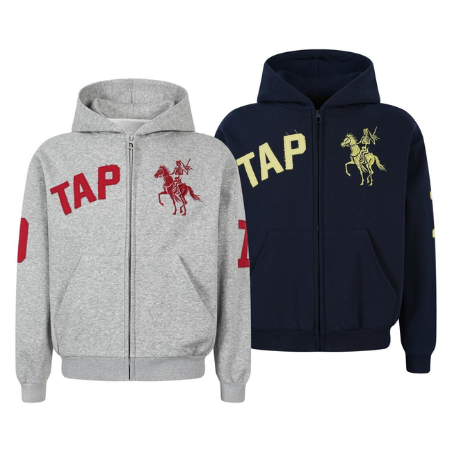 Omirad Zip-Up Graphic Hoodie Hover Image