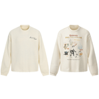 Omirad Graphic Textured Sweatshirt
