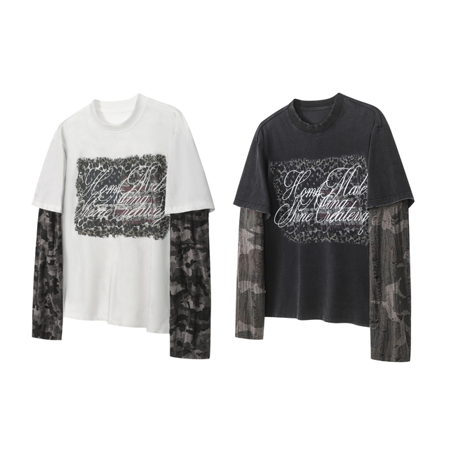 Omirad Layered Script Graphic Tee Hover Image