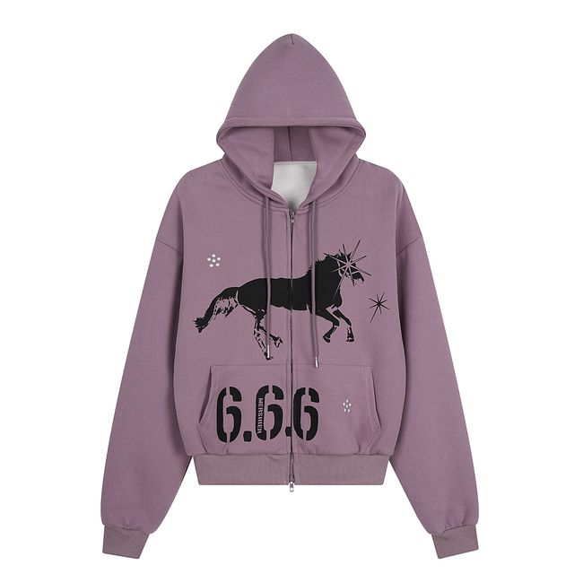 Omirad Graphic Zip Hoodie Main Image