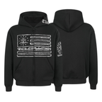 Omirad Vintage Flag Zip Hoodie