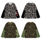 Omirad Layered Camo Long Sleeve Tee