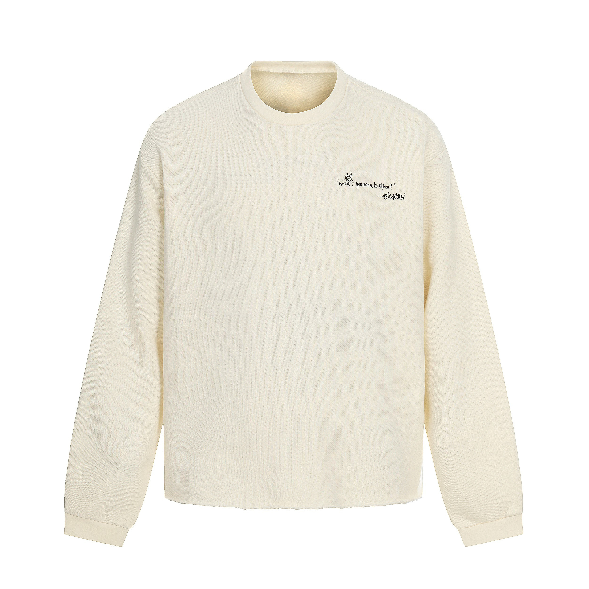 Omirad Graphic Textured Sweatshirt