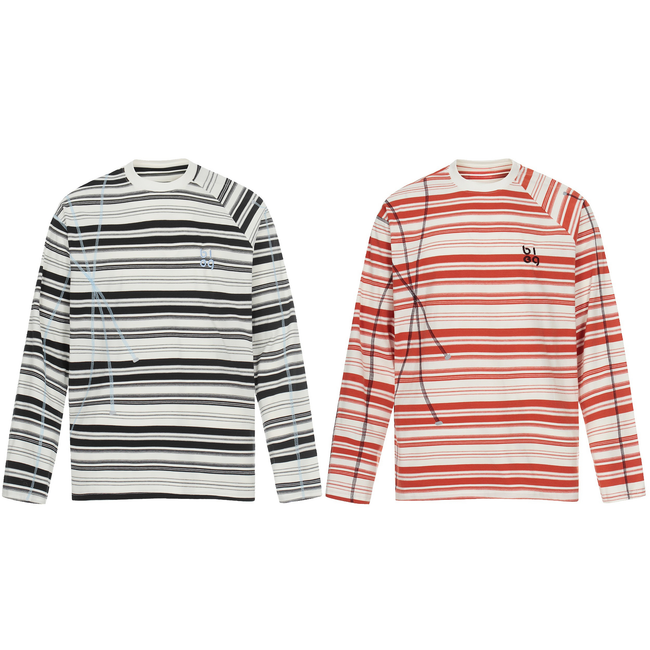 Omirad Striped Long Sleeve Tee Hover Image