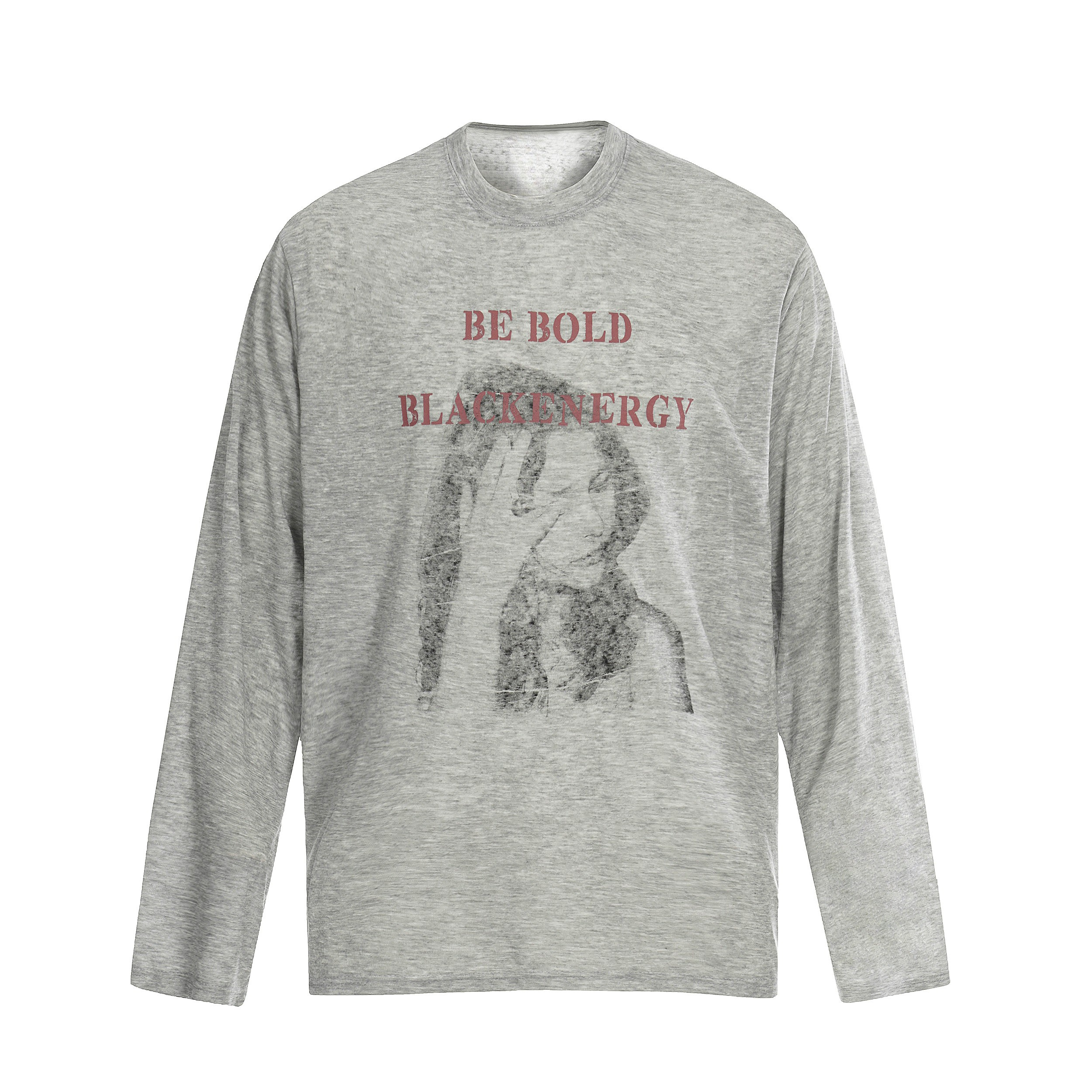 Omirad “Be Bold” Portrait Graphic Long Sleeve Tee