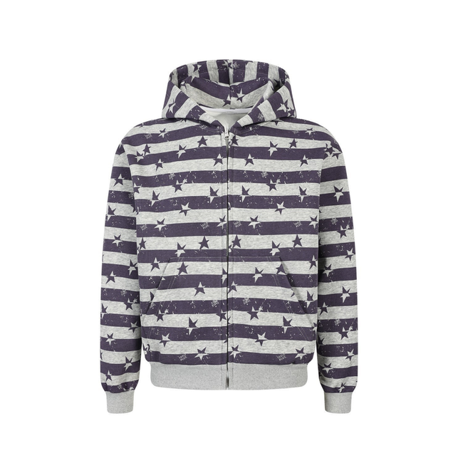 Omirad Zip-Up Graphic Hoodie Main Image