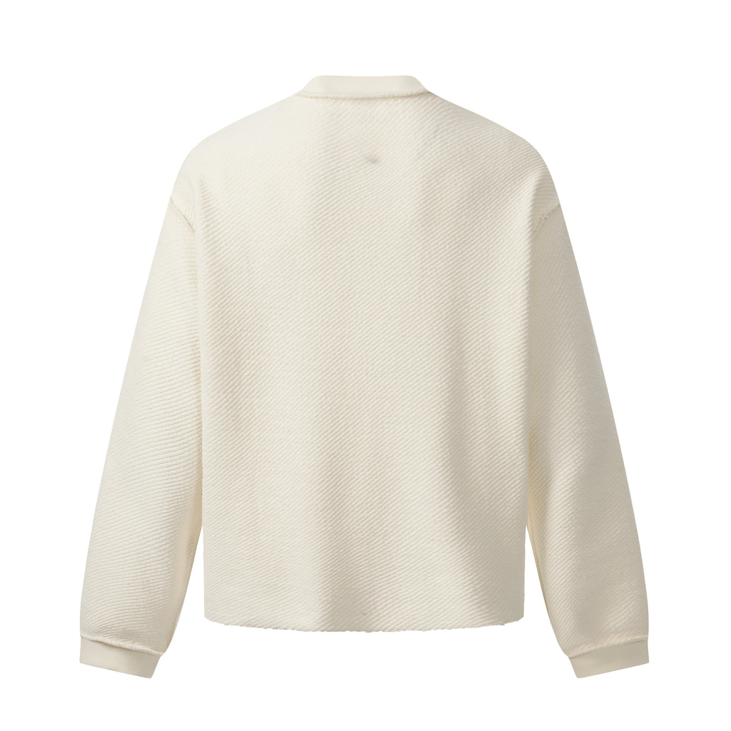 Omirad Graphic Textured Sweatshirt