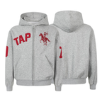 Omirad Zip-Up Graphic Hoodie