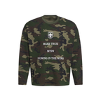 Omirad Camo Text Graphic Longsleeve