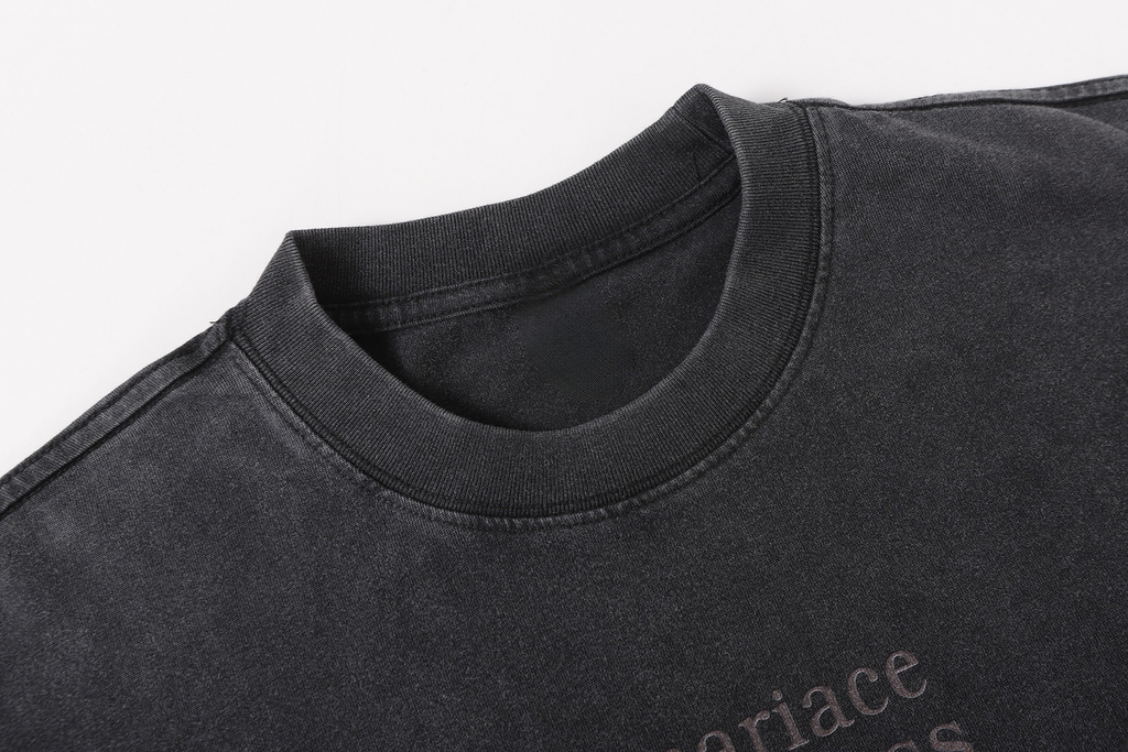 Omirad Cross Graphic Vintage Long Sleeve Tee