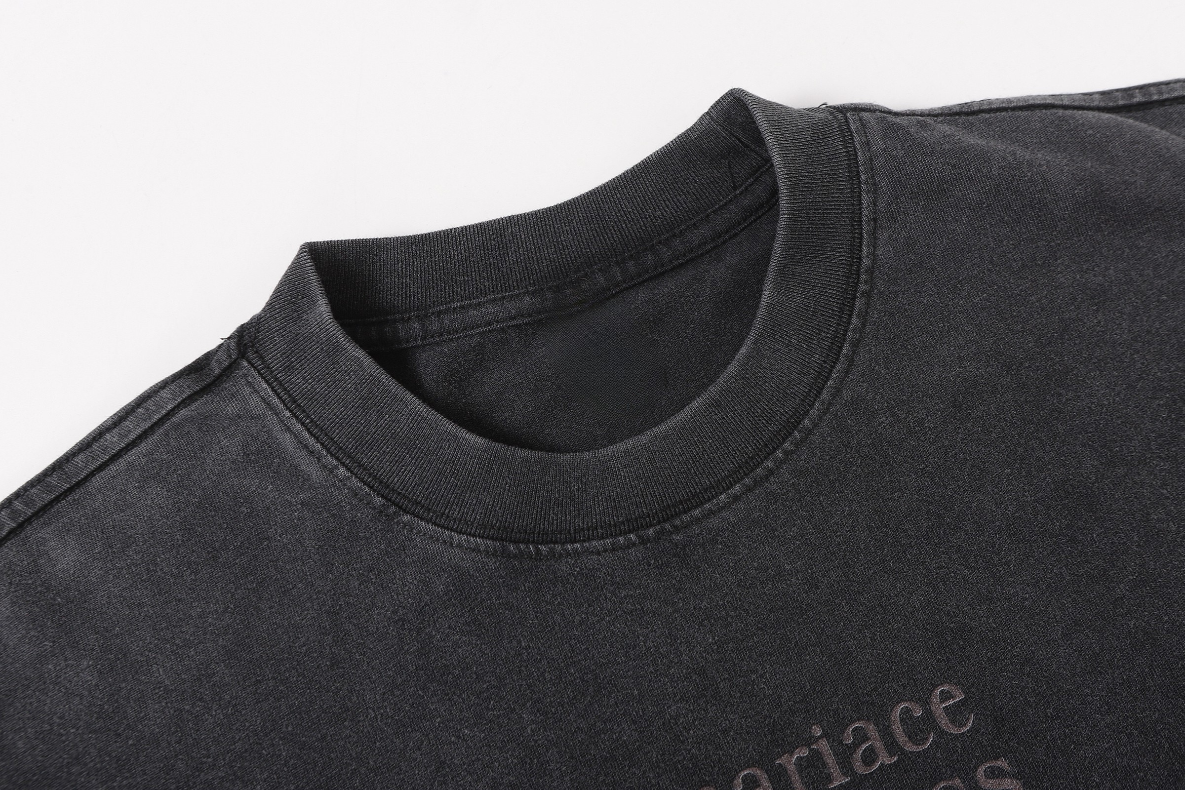 Omirad Cross Graphic Vintage Long Sleeve Tee