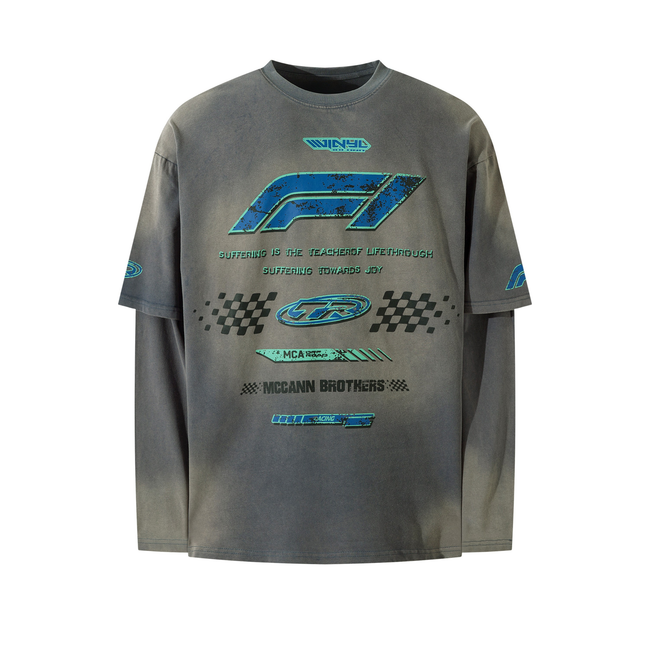 Omirad Racing Graphic Layered Tee Main Image