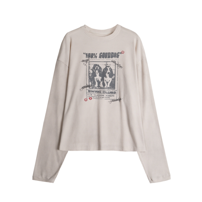 Omirad Vintage Graphic Long Sleeve Tee Main Image