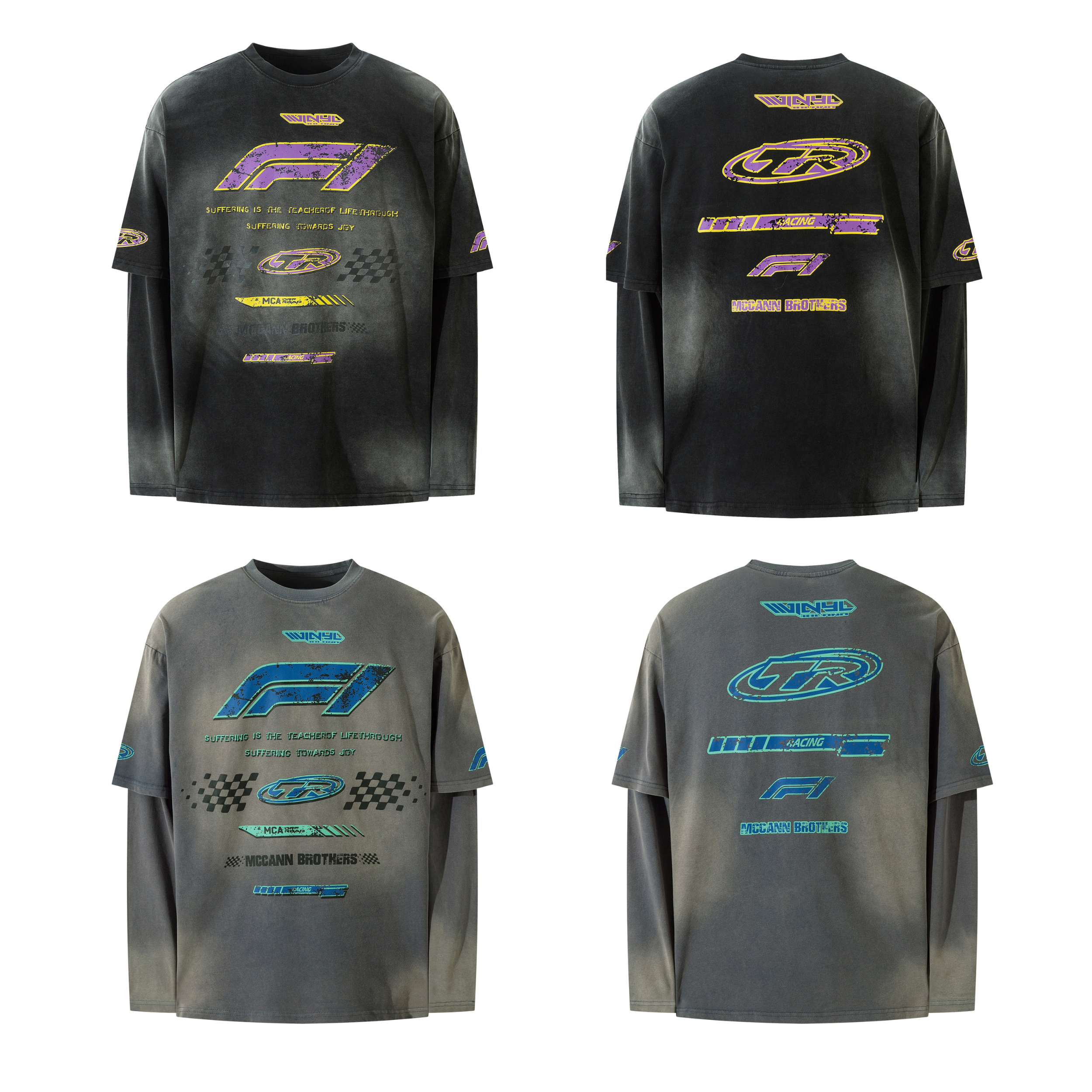 Omirad Racing Graphic Layered Tee