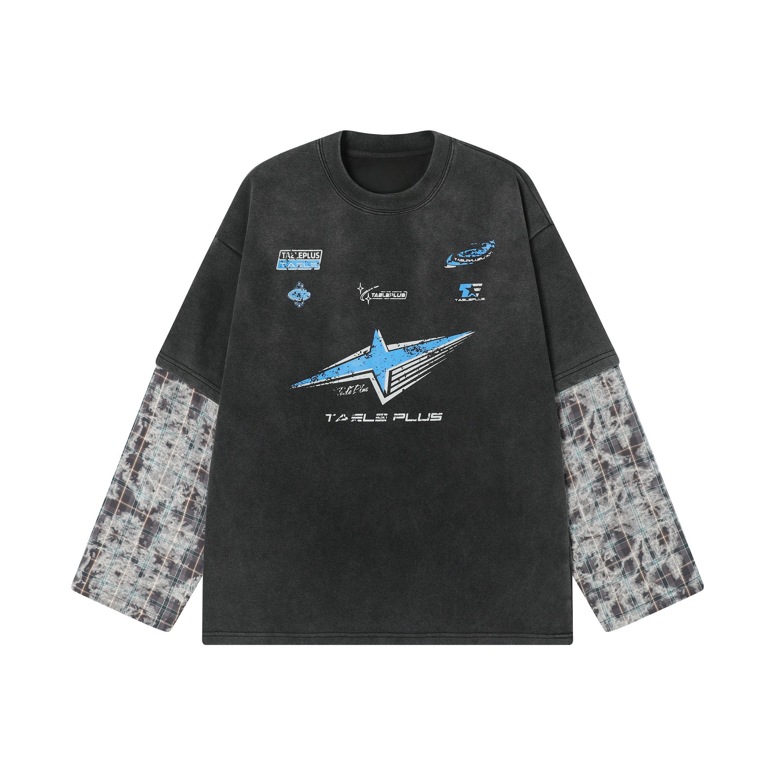 Omirad Graphic Layered Long Sleeve Tee
