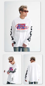 Omirad ON78 Graphic Long-Sleeve Cotton Tee