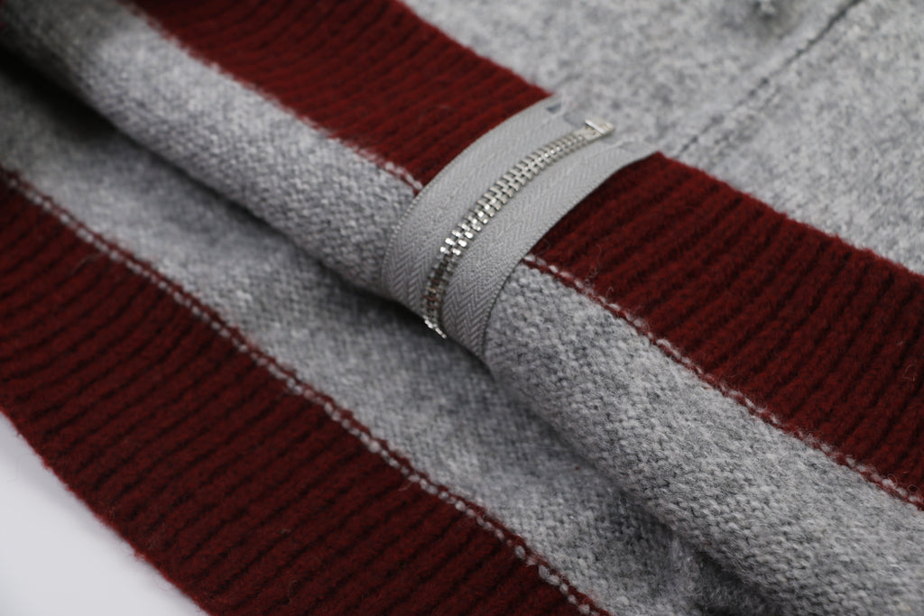 Omirad Vintage Star Knit Zip Hoodie