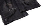 Omirad Distressed Panel Wide-Leg Denim Jeans