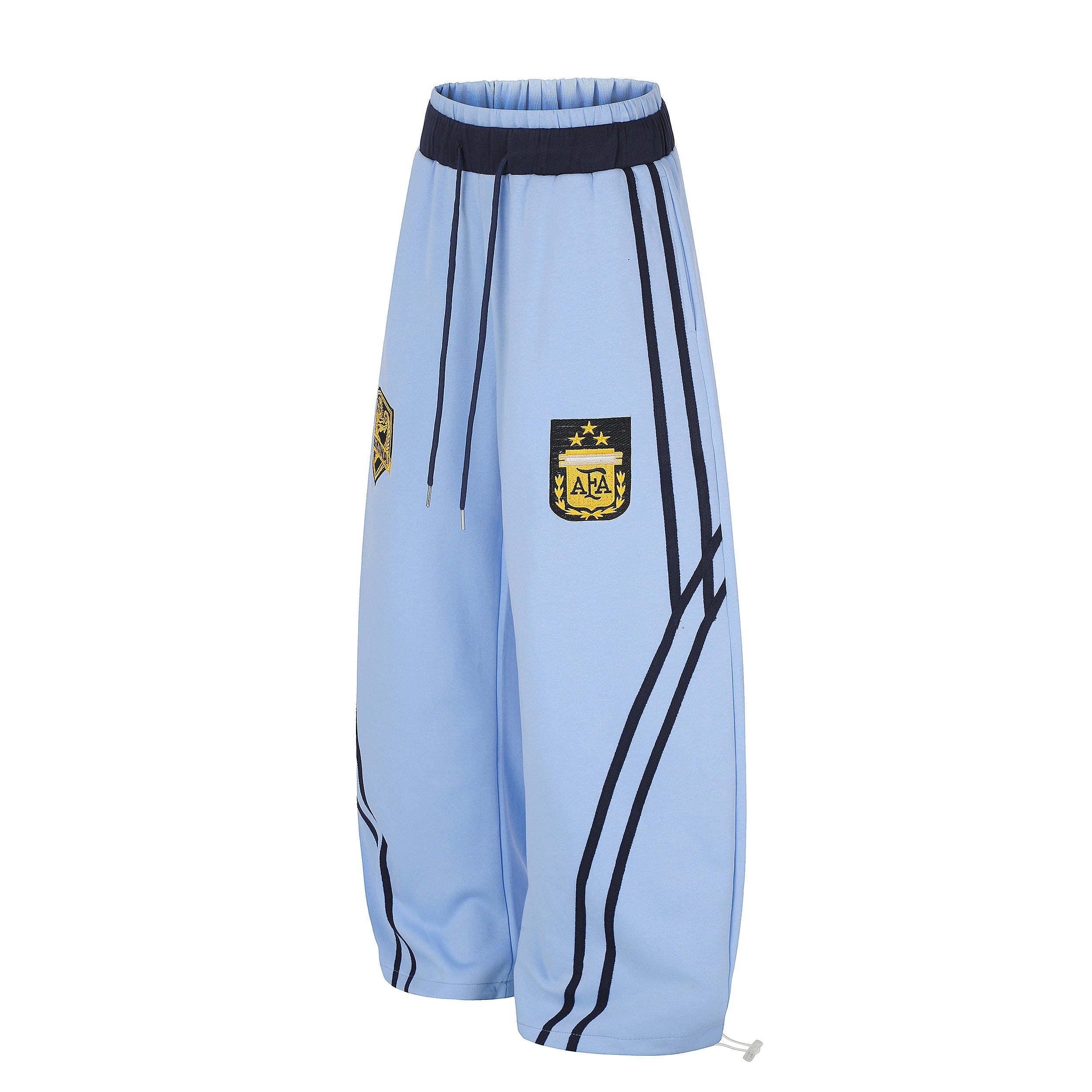 Omirad Soccer Crest Wide-Leg Track Pants