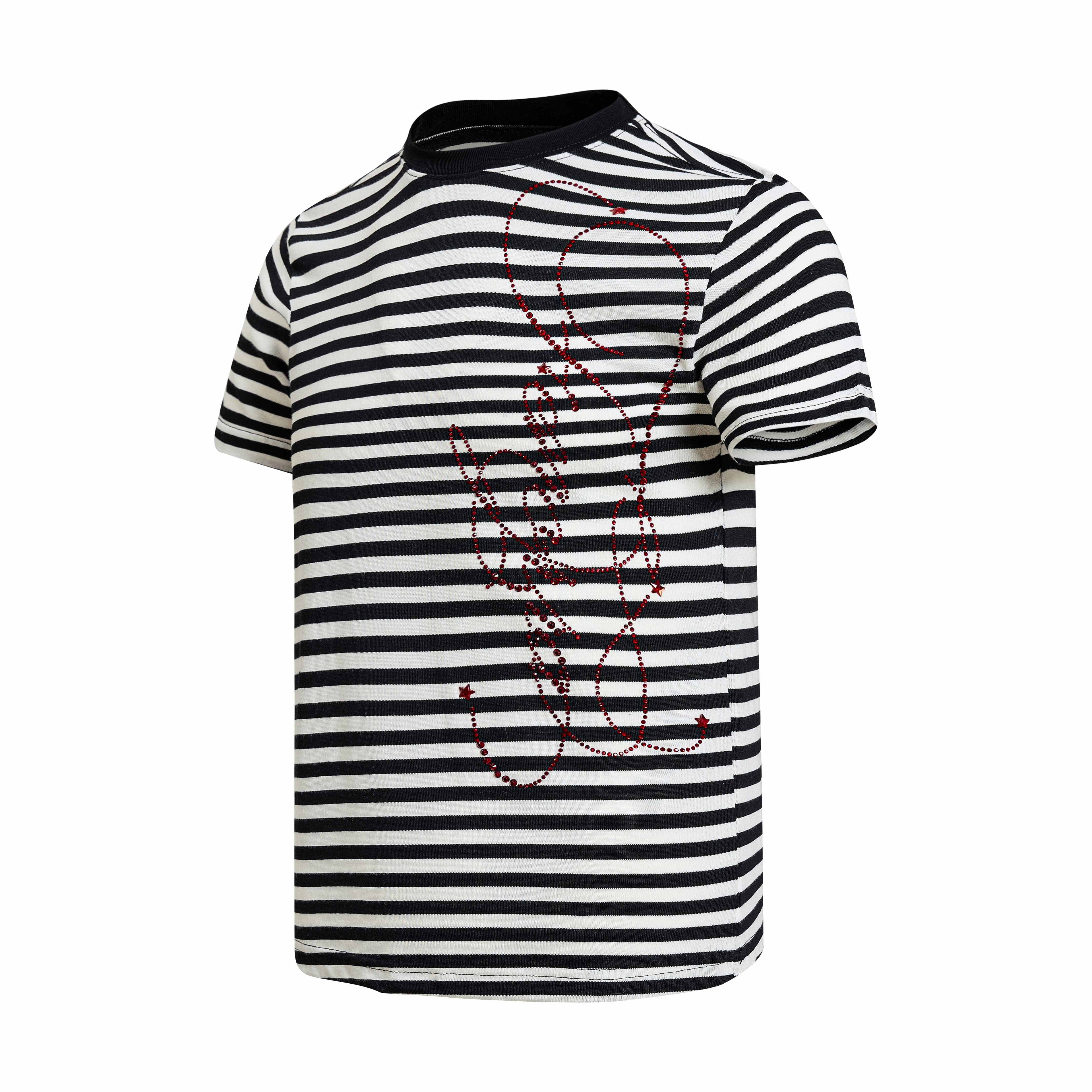 Omirad Rhinestone Stripe Tee