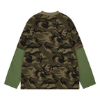 Omirad Layered Camo Long Sleeve Tee