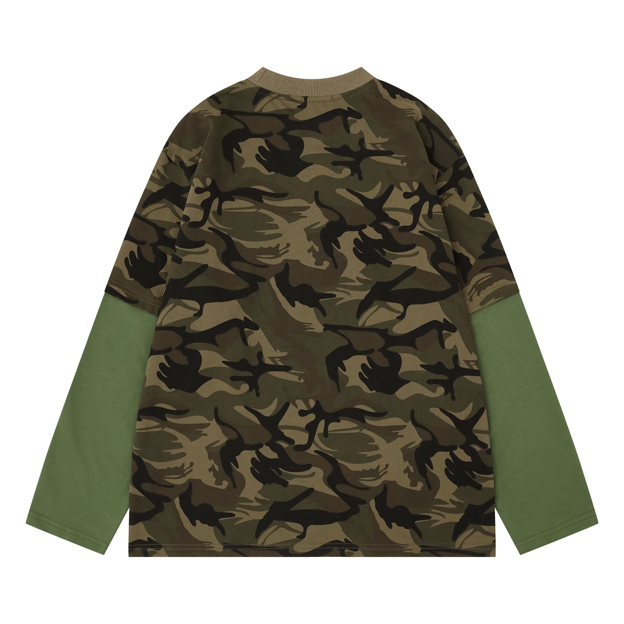 Omirad Layered Camo Long Sleeve Tee