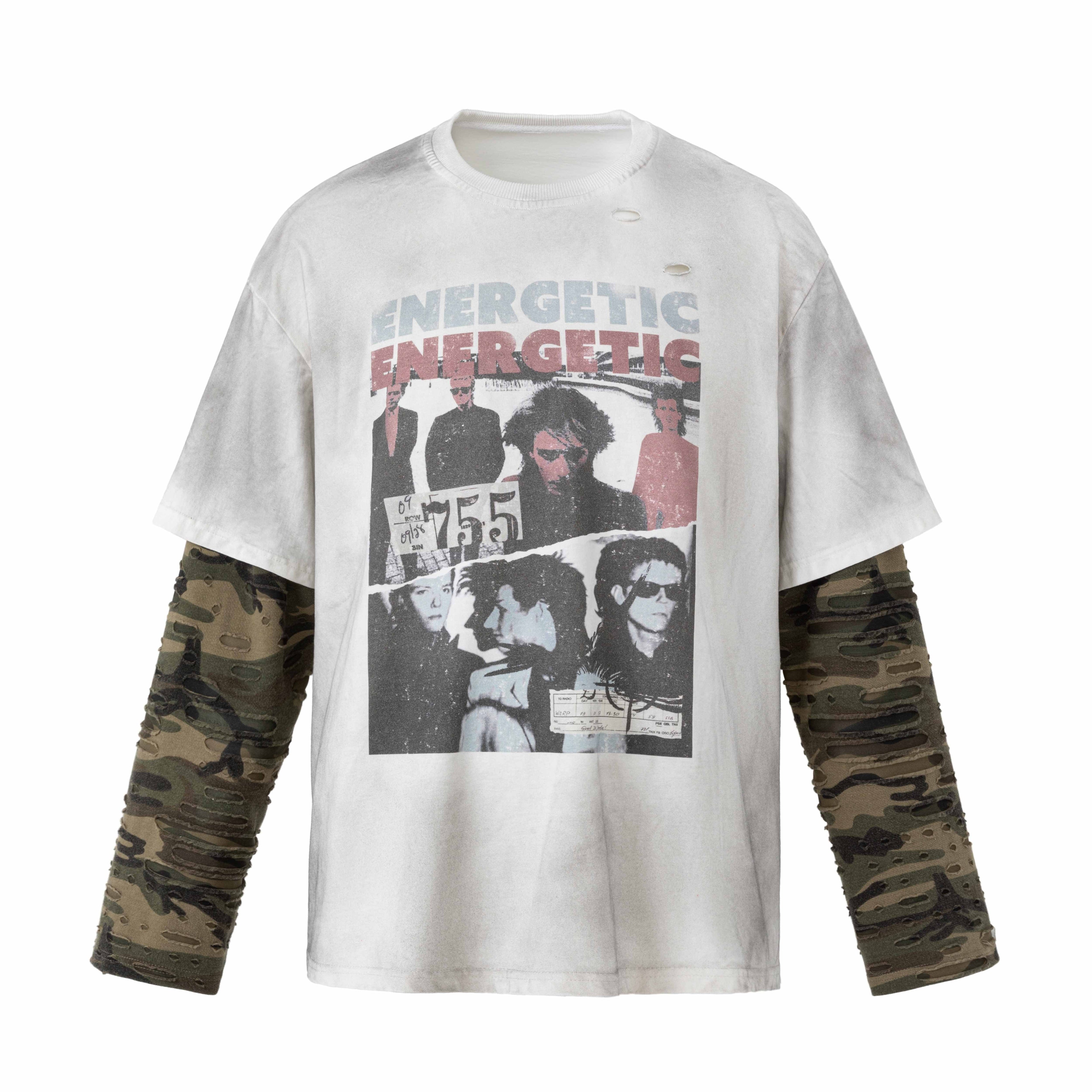 Omirad Layered Camo Graphic Tee
