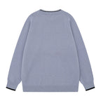 Omirad Striped Crest Knit Sweater