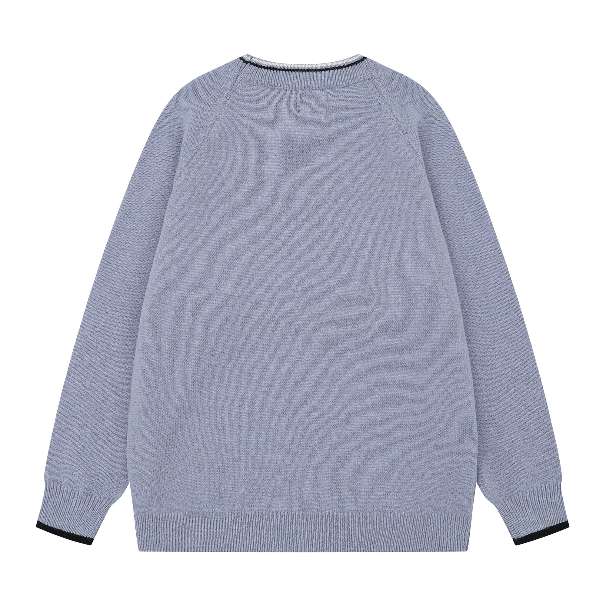 Omirad Striped Crest Knit Sweater