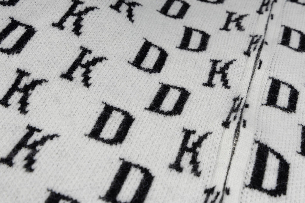 Omirad DK Allover Knit Zip Hoodie